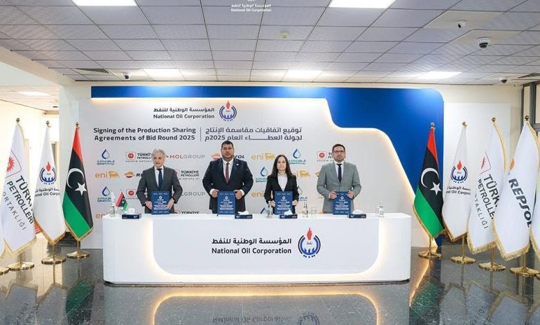 ليبيا-تتقاسم-إنتاج-النفط-مع-5-شركات-عالمية